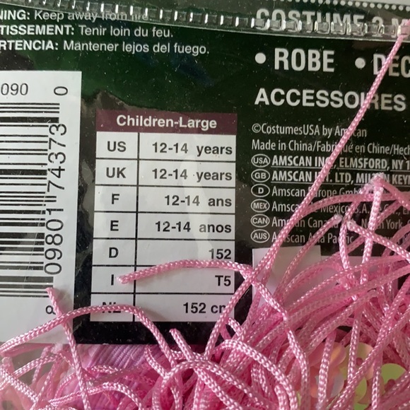 Flapper pink Halloween costume brand new - Picture 3 of 3